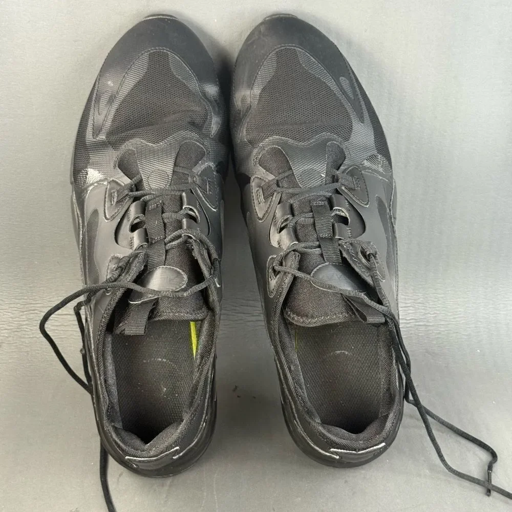Nike Men's Air Max Infinity 2 triple black athletic sneaker shoes size 14